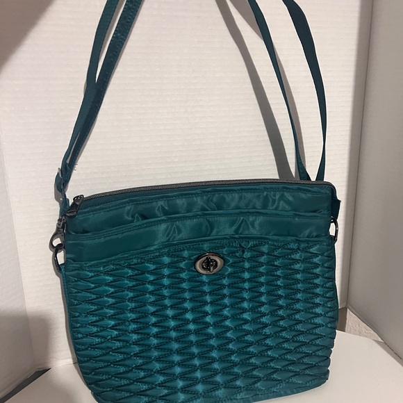 Lug Bag - Elegant Teal Adagio Shoulder Bag - Picture 6 of 9